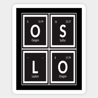 Oslo Table of Elements Magnet